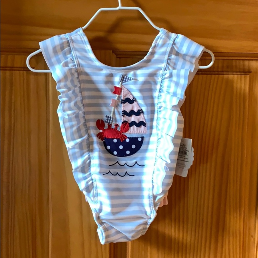 Mud Pie Swimsuit 6-9 months